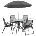 YCYJ009 All Weather Proof Coffee Shop Outdoor Furniture Table Chairs Set